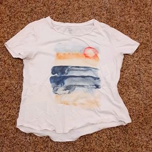 Relaxed short sleeve tee